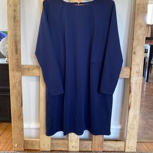 Anthology dark blue a-line dress size 16